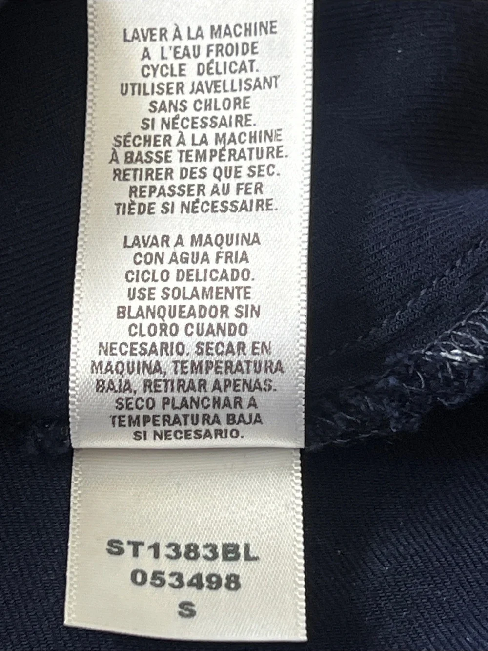 Anthropologie Splendid Off the Shoulder Top with Ties Navy/White Striped Small - Picture 15 of 15